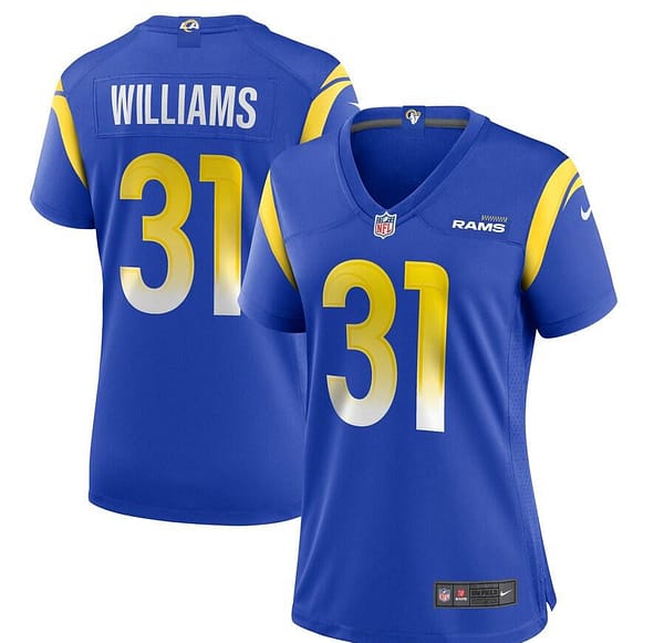 Women's Darious Williams Royal Player Limited Team Jersey