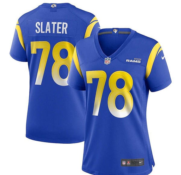 Women's Jackie Slater Royal Retired Player Limited Team Jersey