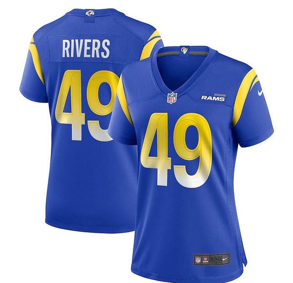 Women's Derek Rivers Royal Player Limited Team Jersey