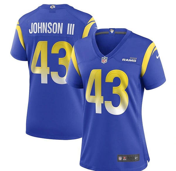 Women's John Johnson III Royal Player Limited Team Jersey