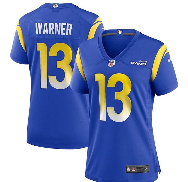Women's Kurt Warner Royal Retired Player Limited Team Jersey