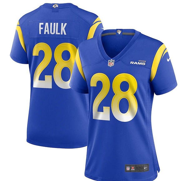 Women's Marshall Faulk Royal Retired Player Limited Team Jersey
