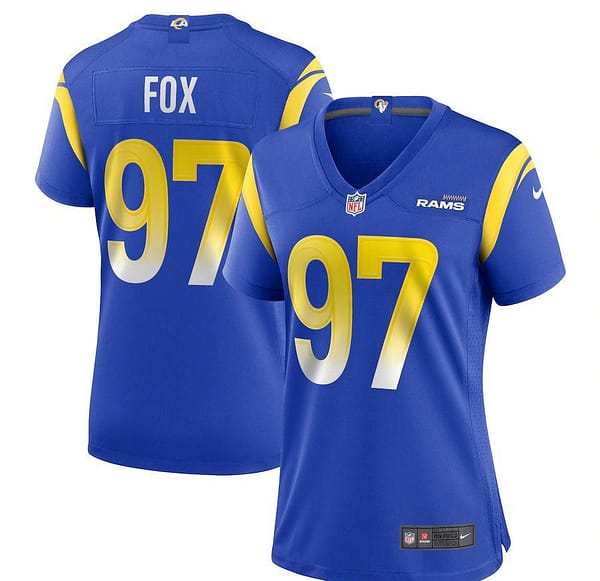 Women's Morgan Fox Royal Player Limited Team Jersey