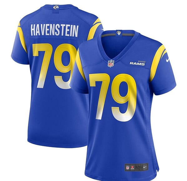 Women's Rob Havenstein Royal Player Limited Team Jersey