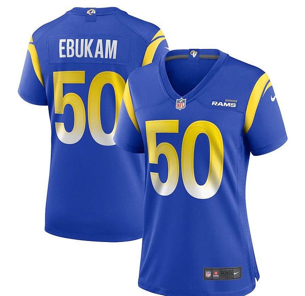 Women's Samson Ebukam Royal Player Limited Team Jersey