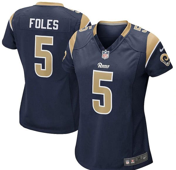 Women's Nick Foles Navy Player Limited Team Jersey