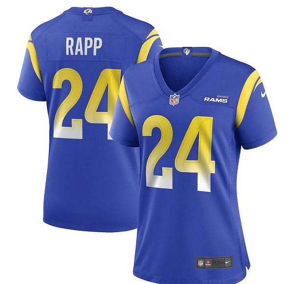 Women's Taylor Rapp Royal Player Limited Team Jersey
