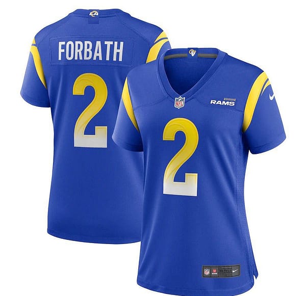 Women's Kai Forbath Royal Player Limited Team Jersey