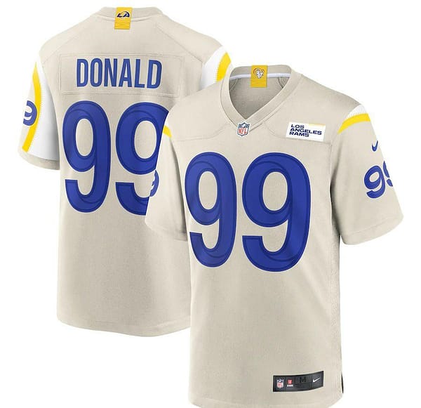 Men's Aaron Donald Bone Player Limited Team Jersey