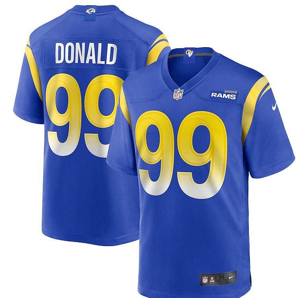 Men's Aaron Donald Royal Player Limited Team Jersey