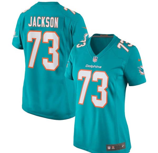 Women's Austin Jackson Aqua Player Limited Team Jersey