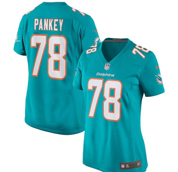 Women's Adam Pankey Aqua Player Limited Team Jersey