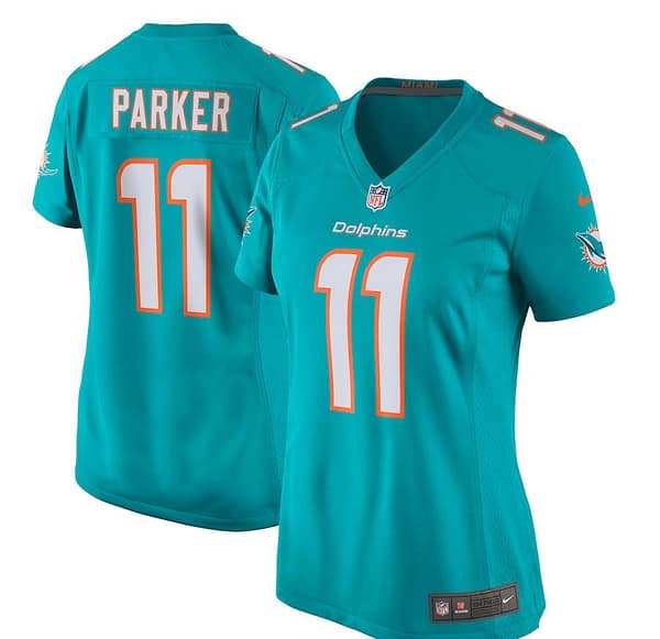 Women's DeVante Parker Aqua New 2018 Player Limited Team Jersey