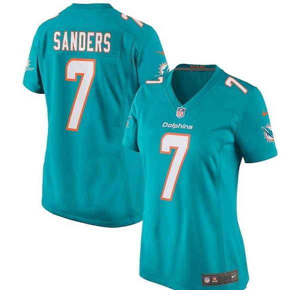 Women's Jason Sanders Aqua Player Limited Team Jersey