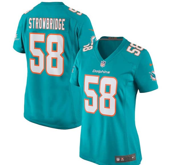 Women's Jason Strowbridge Aqua Player Limited Team Jersey