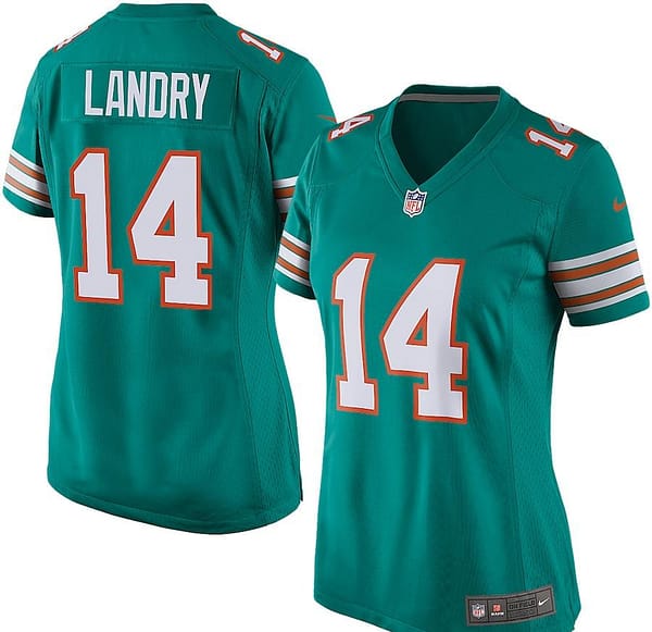 Women's Jarvis Landry Aqua Alternate Player Limited Team Jersey