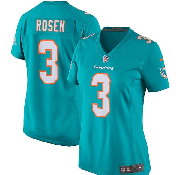 Women's Josh Rosen Aqua Player Limited Team Jersey
