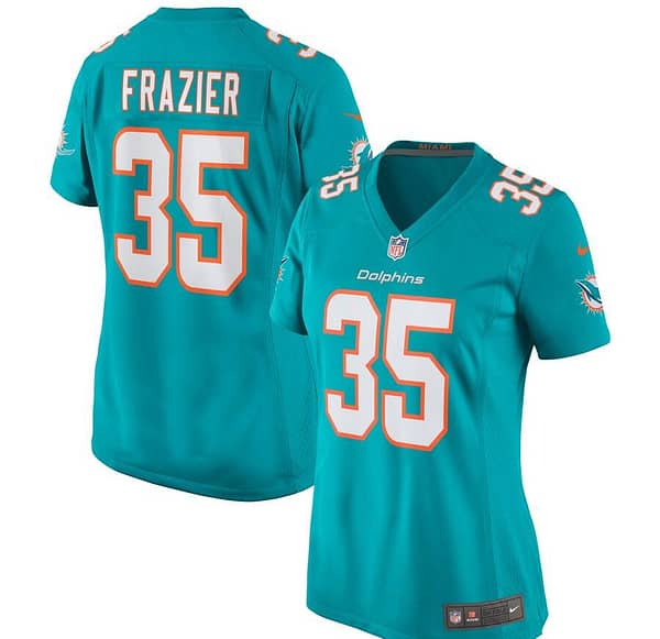 Women's Kavon Frazier Aqua Player Limited Team Jersey