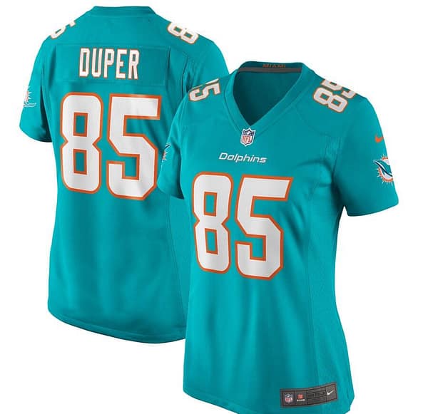 Women's Mark Duper Aqua Retired Player Limited Team Jersey
