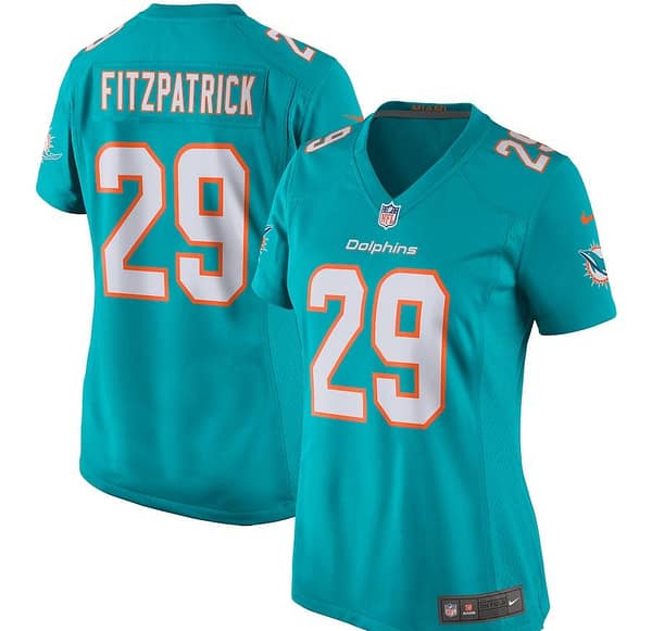 Women's Minkah Fitzpatrick Aqua Player Limited Team Jersey