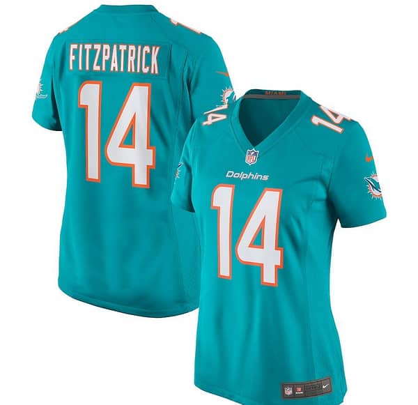 Women's Ryan Fitzpatrick Aqua Player Limited Team Jersey