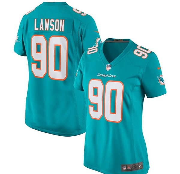 Women's Shaq Lawson Aqua Player Limited Team Jersey