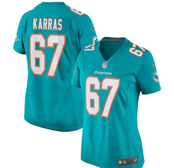 Women's Ted Karras Aqua Player Limited Team Jersey