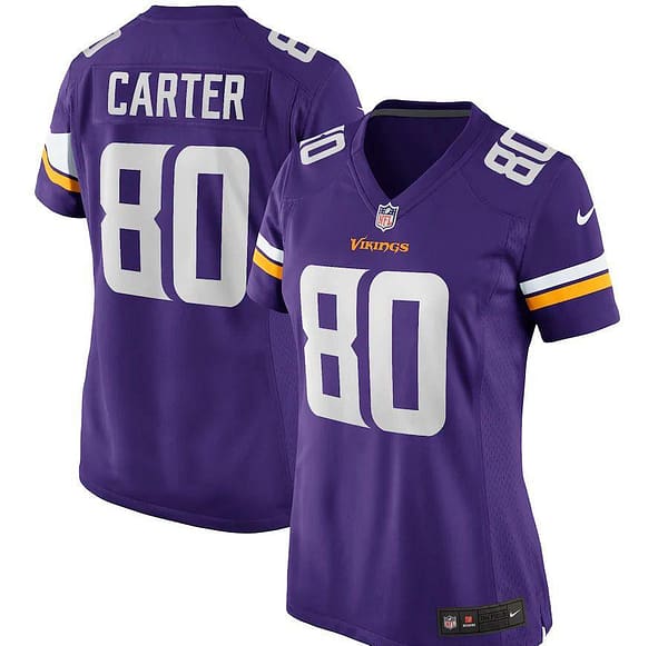 Women's Cris Carter Purple Retired Player Limited Team Jersey