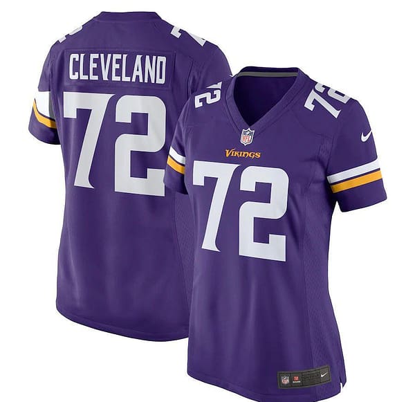 Women's Ezra Cleveland Purple Player Limited Team Jersey