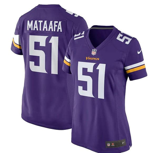 Women's Hercules Mata'afa Purple Player Limited Team Jersey