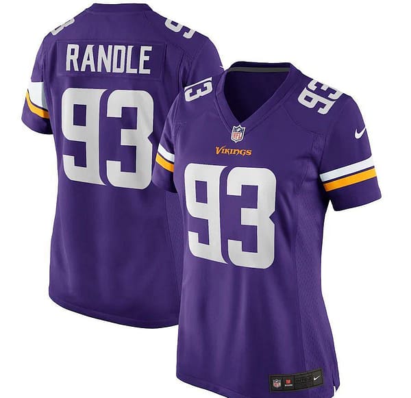 Women's John Randle Purple Retired Player Limited Team Jersey