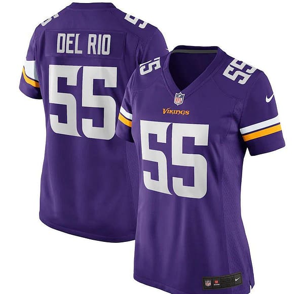 Women's Jack Del Rio Purple Retired Player Limited Team Jersey