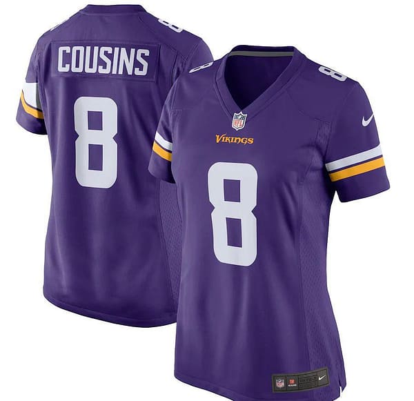 Women's Kirk Cousins Purple Player Limited Team Jersey