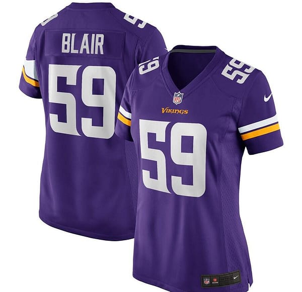 Women's Matt Blair Purple Retired Player Limited Team Jersey