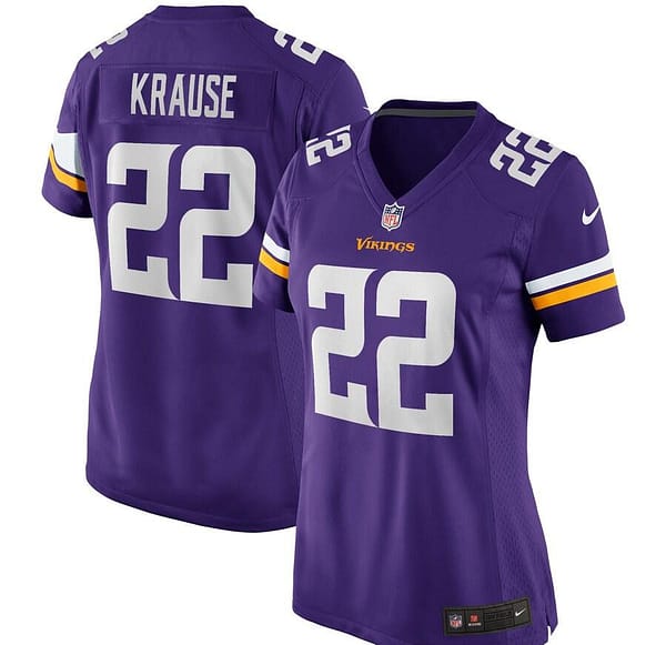 Women's Paul Krause Purple Retired Player Limited Team Jersey