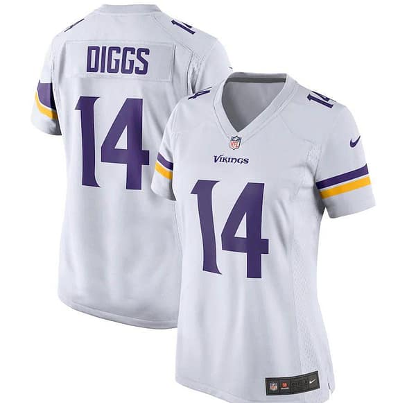 Women's Stefon Diggs White Player Limited Team Jersey