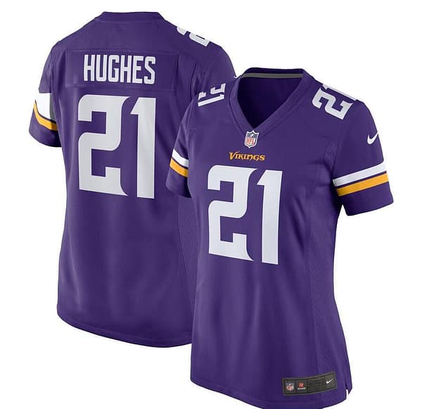 Women's Mike Hughes Purple Player Limited Team Jersey