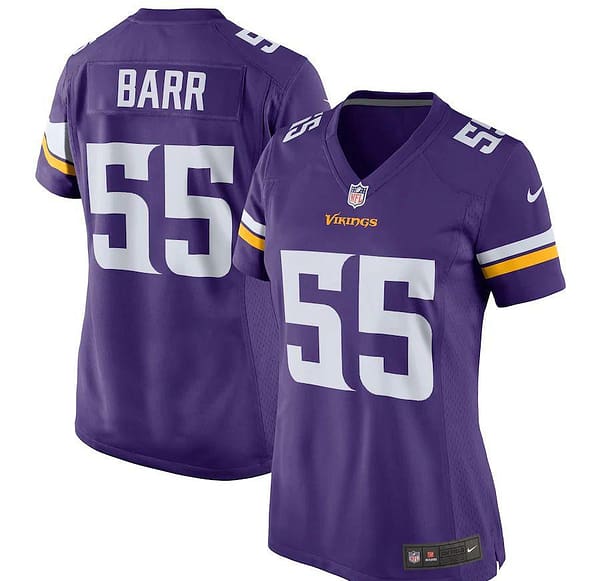 Women's Anthony Barr Purple Player Limited Team Jersey