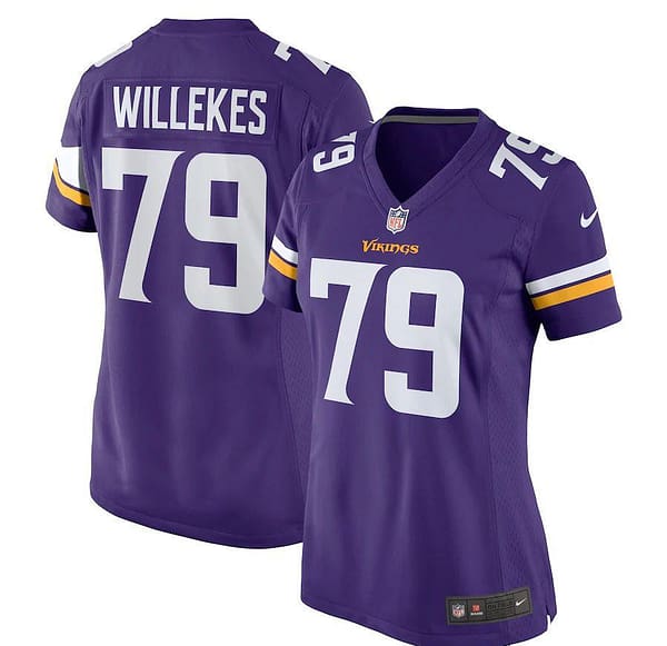 Women's Kenny Willekes Purple Player Limited Team Jersey