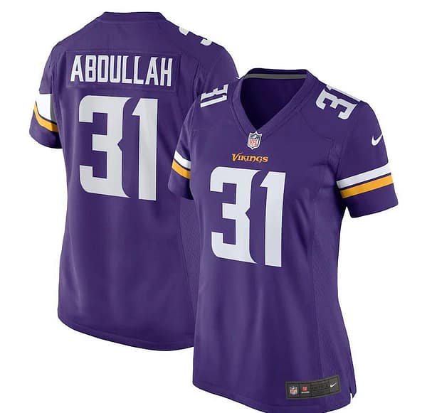 Women's Ameer Abdullah Purple Player Limited Team Jersey
