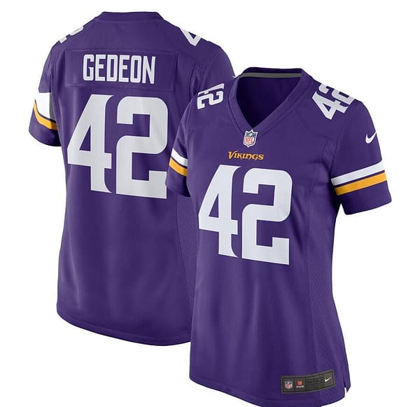 Women's Ben Gedeon Purple Player Limited Team Jersey