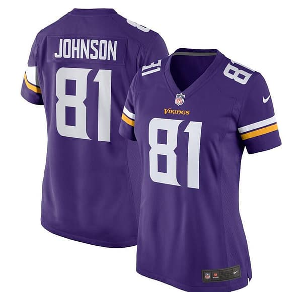 Women's Bisi Johnson Purple Player Limited Team Jersey