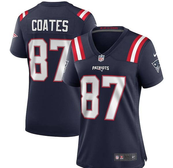 Women's Ben Coates Navy Retired Player Limited Team Jersey