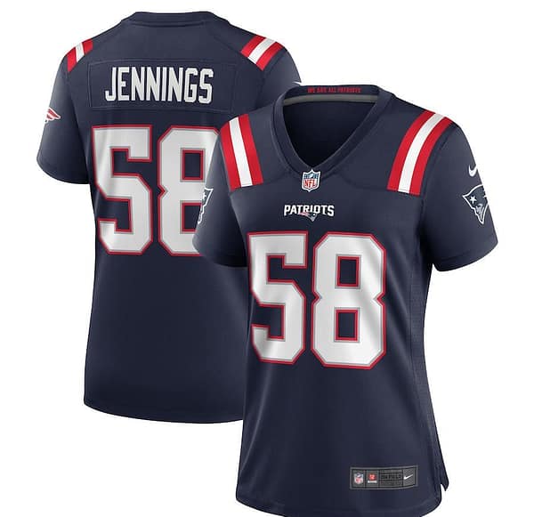 Women's Anfernee Jennings Navy Player Limited Team Jersey