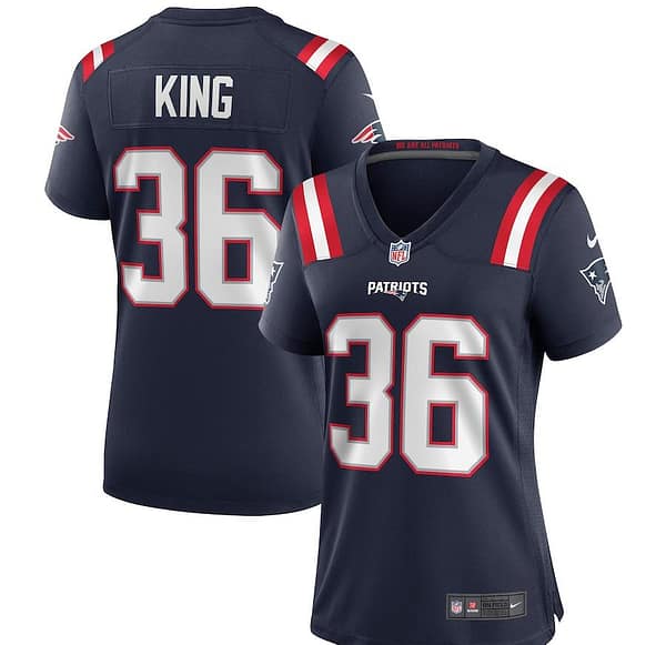 Women's Brandon King Navy Player Limited Team Jersey