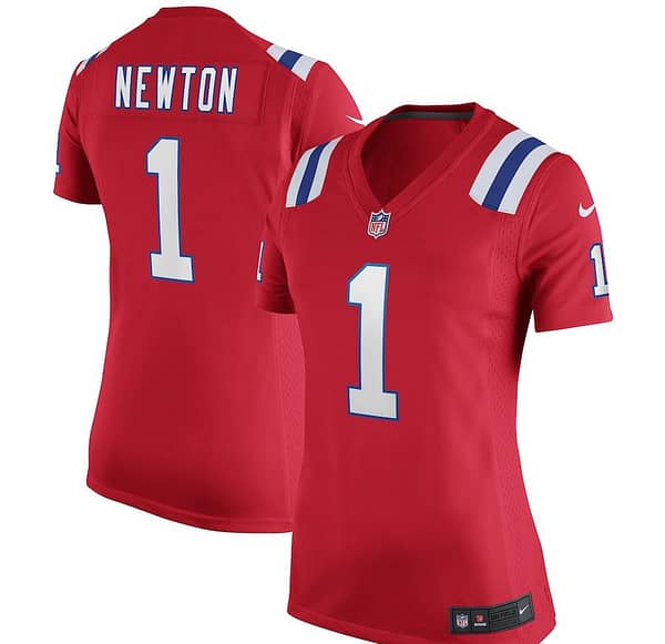 Women's Cam Newton Red Alternate Player Limited Team Jersey