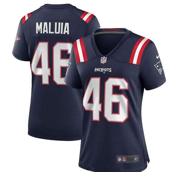 Women's Cassh Maluia Navy Player Limited Team Jersey