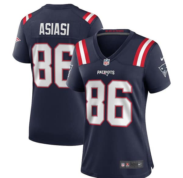 Women's Devin Asiasi Navy Player Limited Team Jersey