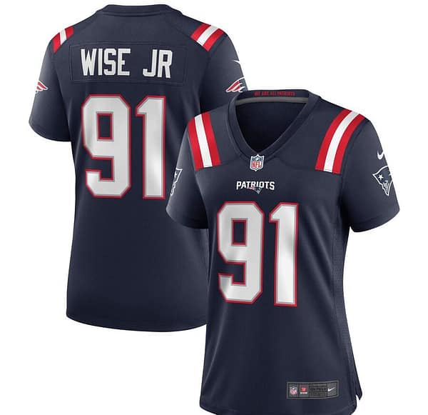 Women's Deatrich Wise Jr. Navy Player Limited Team Jersey