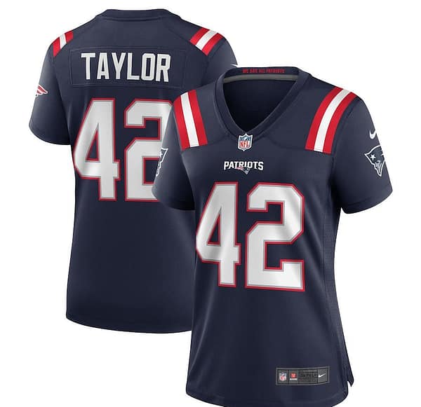 Women's J.J. Taylor Navy Player Limited Team Jersey